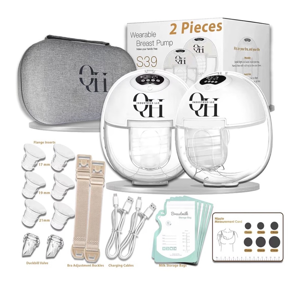 Qi Wireless Pump Set - White
